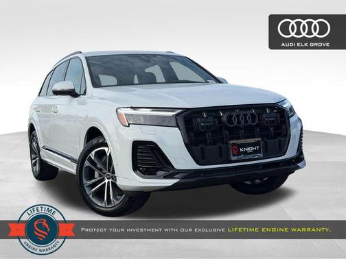 Glacier White Metallic 2026 Audi Q7 45 Premium Plus