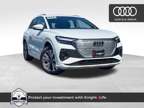 Glacier White Metallic 2023 Audi Q4 e-tron 40 Premium Plus