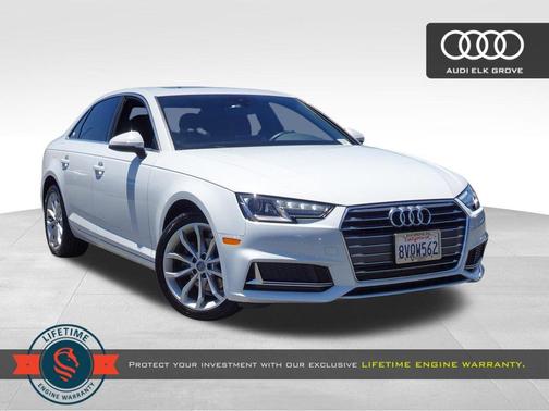 Glacier White Metallic 2019 Audi A4 2.0T Premium
