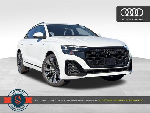 Glacier White Metallic 2026 Audi Q8 55 Premium