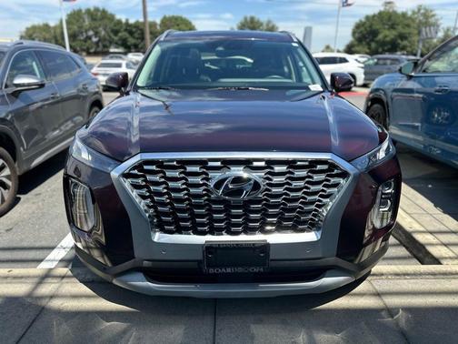 Burgundy 2020 Hyundai PALISADE SEL