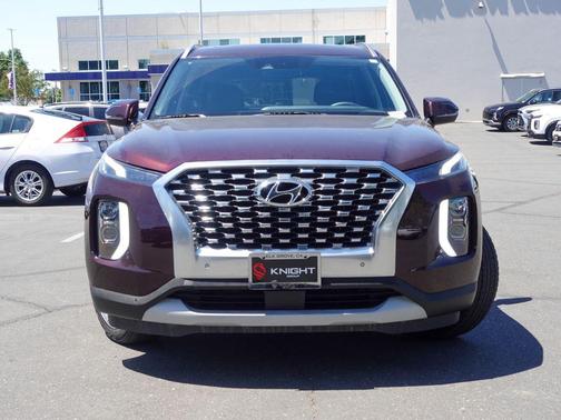 Burgundy 2020 Hyundai PALISADE SEL