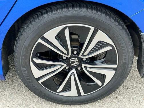 Aegean Blue Metallic 2017 Honda Civic EX-L Navi