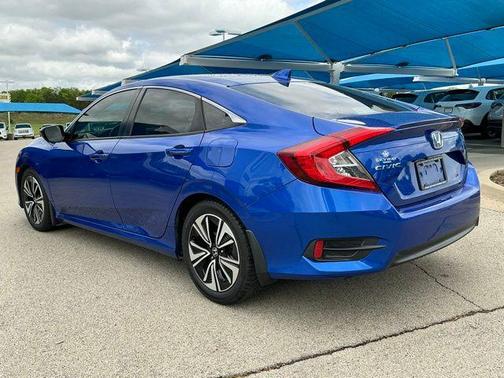 Aegean Blue Metallic 2017 Honda Civic EX-L Navi