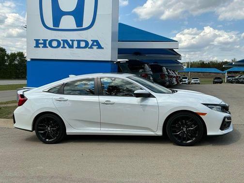 Platinum White Pearl 2020 Honda Civic Si Base