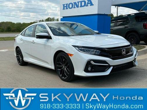 Platinum White Pearl 2020 Honda Civic Si Base
