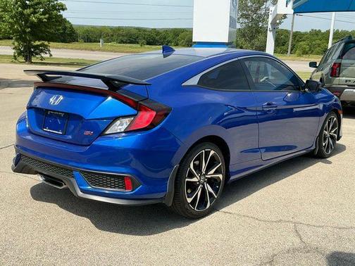 Aegean Blue Metallic 2018 Honda Civic Si