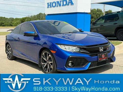 Aegean Blue Metallic 2018 Honda Civic Si