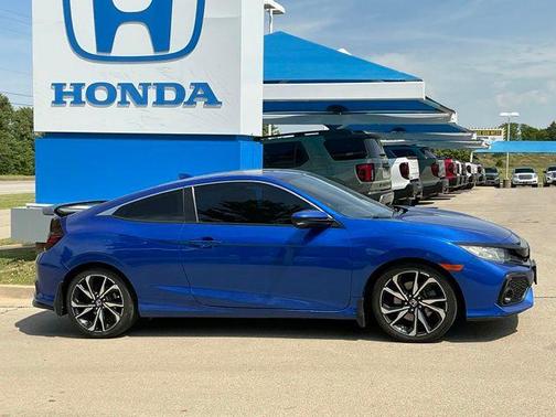 Aegean Blue Metallic 2018 Honda Civic Si
