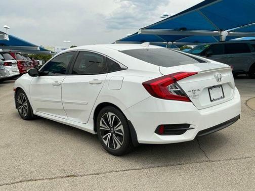 White Orchid Pearl 2018 Honda Civic EX-L