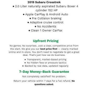 2019 Subaru Crosstrek 2.0i Premium