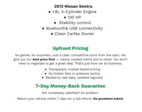 2013 Nissan Sentra SR