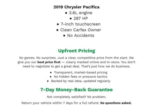 2019 Chrysler Pacifica Touring Plus