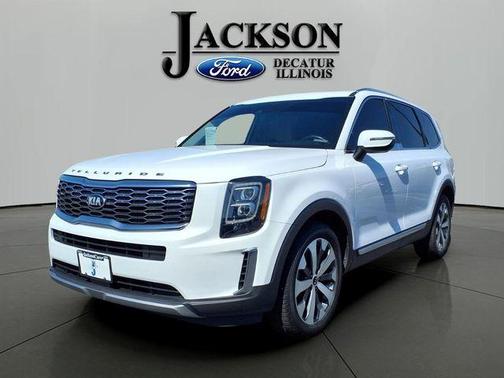 Glacial White Pearl 2021 Kia Telluride EX