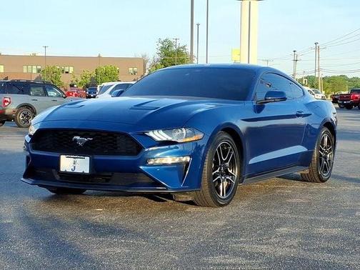 Blue Metallic 2022 Ford Mustang EcoBoost