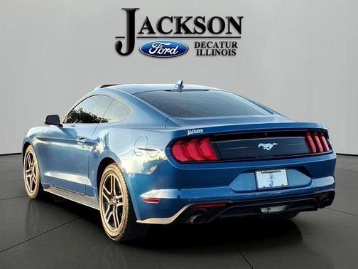 Blue Metallic 2022 Ford Mustang EcoBoost