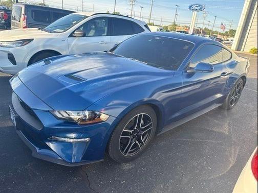 Blue Metallic 2022 Ford Mustang EcoBoost