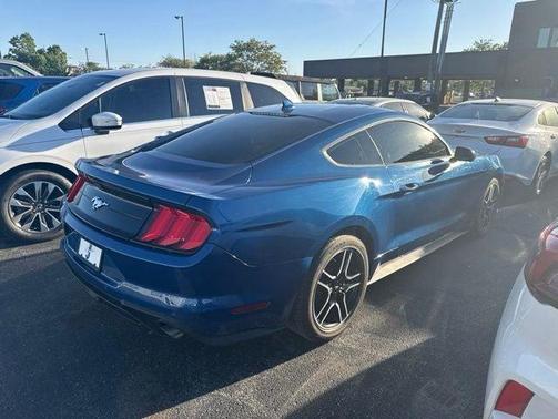Blue Metallic 2022 Ford Mustang EcoBoost