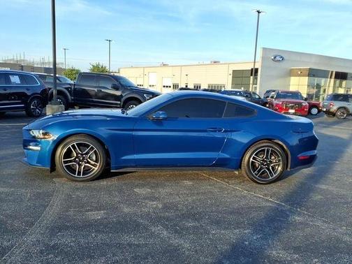 Blue Metallic 2022 Ford Mustang EcoBoost