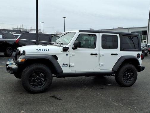 Bright White Clearcoat 2023 Jeep Wrangler 4xe Base