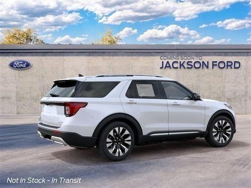 White 2027 Ford Explorer Platinum