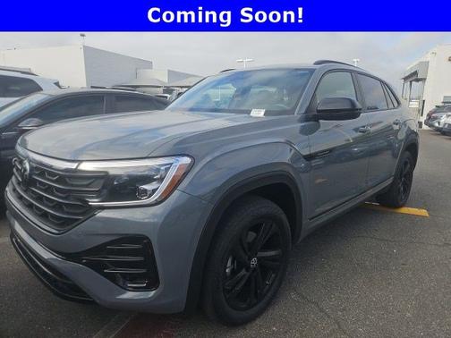 Pure Gray 2025 Volkswagen Atlas Cross Sport 2.0T SEL R-Line Black