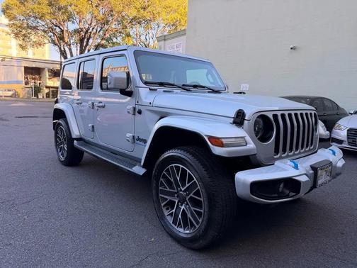 Silver 2023 Jeep Wrangler 4xe Sahara High Altitude