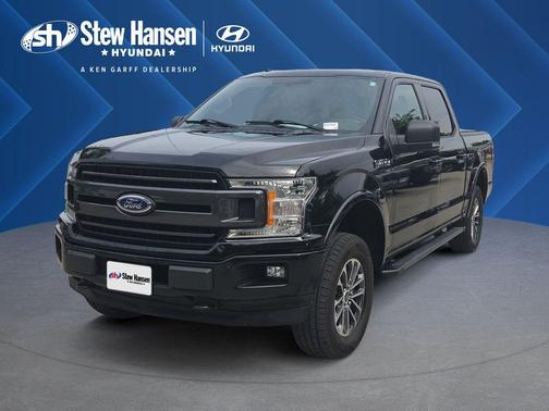 Shadow Black 2018 Ford F-150 XLT