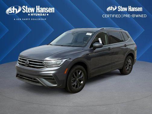 Deep Black Pearl 2022 Volkswagen Tiguan 2.0T SE 4MOTION