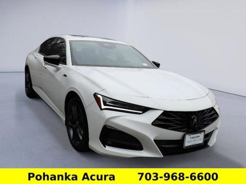 Platinum White Pearl 2025 Acura TLX w/A-Spec Package