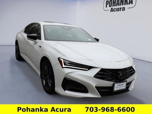 Platinum White Pearl 2025 Acura TLX w/A-Spec Package