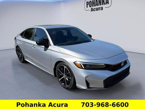 Solar Silver Metallic 2025 Honda Civic Sport