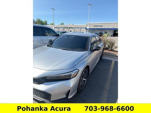 Solar Silver Metallic 2025 Honda Civic Sport