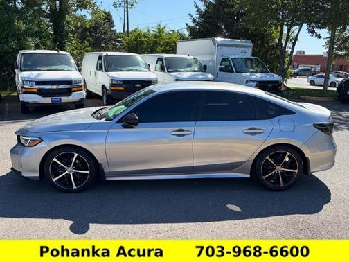 Solar Silver Metallic 2025 Honda Civic Sport