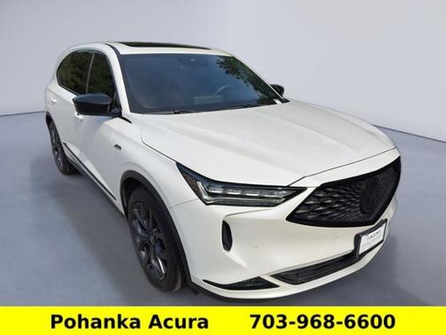 Platinum White Pearl 2023 Acura MDX w/A-Spec Package