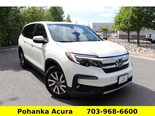 White Diamond Pearl 2019 Honda Pilot EX-L