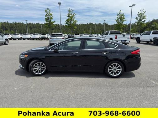 Shadow Black 2017 Ford Fusion SE