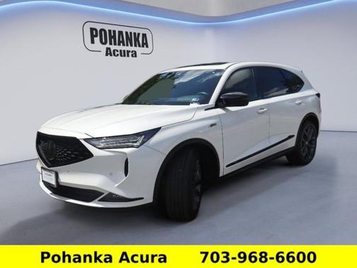 Platinum White Pearl 2022 Acura MDX w/A-Spec Package