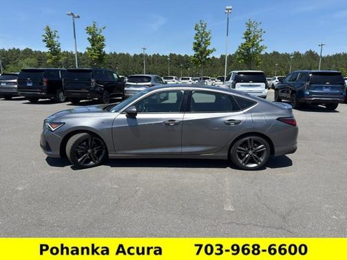 Liquid Carbon Metallic 2024 Acura Integra w/A-Spec Package