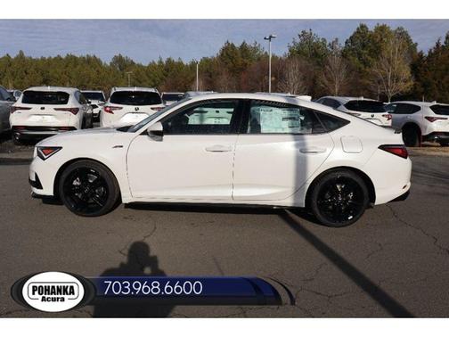 Platinum White Pearl 2026 Acura Integra w/A-Spec Technology Package