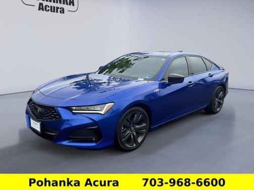 Apex Blue Pearl 2023 Acura TLX w/A-Spec Package