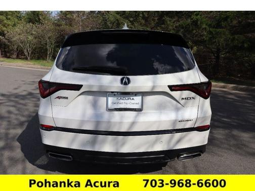 Platinum White Pearl 2023 Acura MDX w/A-Spec Package
