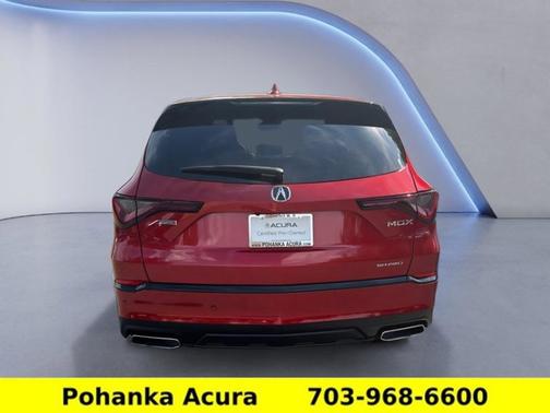 Performance Red Pearl 2023 Acura MDX w/A-Spec Package
