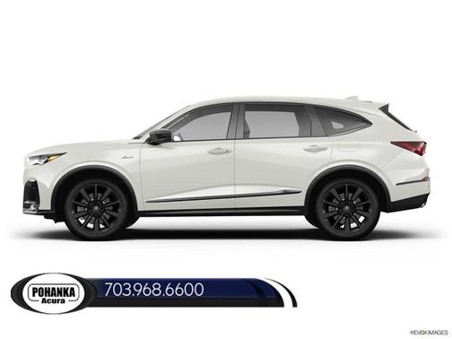 Platinum White Pearl 2026 Acura MDX w/A-Spec Package