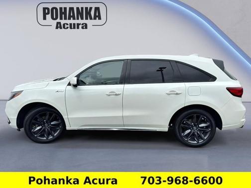 White Diamond Pearl 2019 Acura MDX 3.5L Technology & A-Spec Pkgs