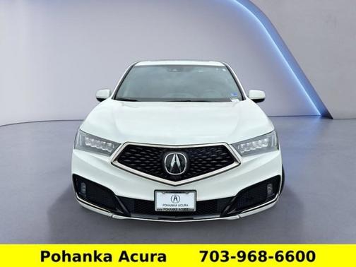 White Diamond Pearl 2019 Acura MDX 3.5L Technology & A-Spec Pkgs