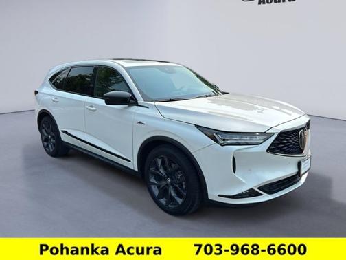Platinum White Pearl 2023 Acura MDX w/A-Spec Package