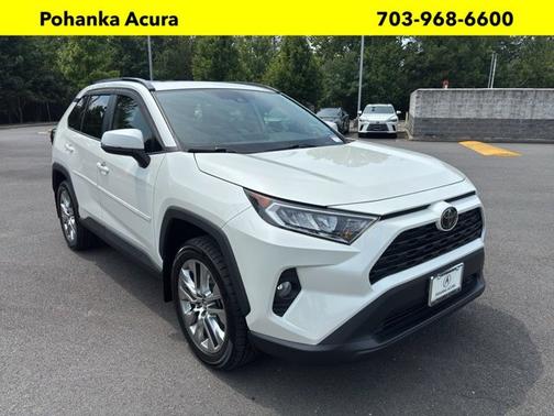 Blizzard Pearl 2021 Toyota RAV4 XLE Premium