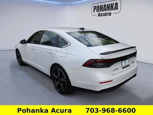 Platinum White Pearl 2023 Honda Accord Hybrid Sport