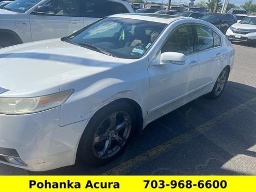 White 2010 Acura TL Technology